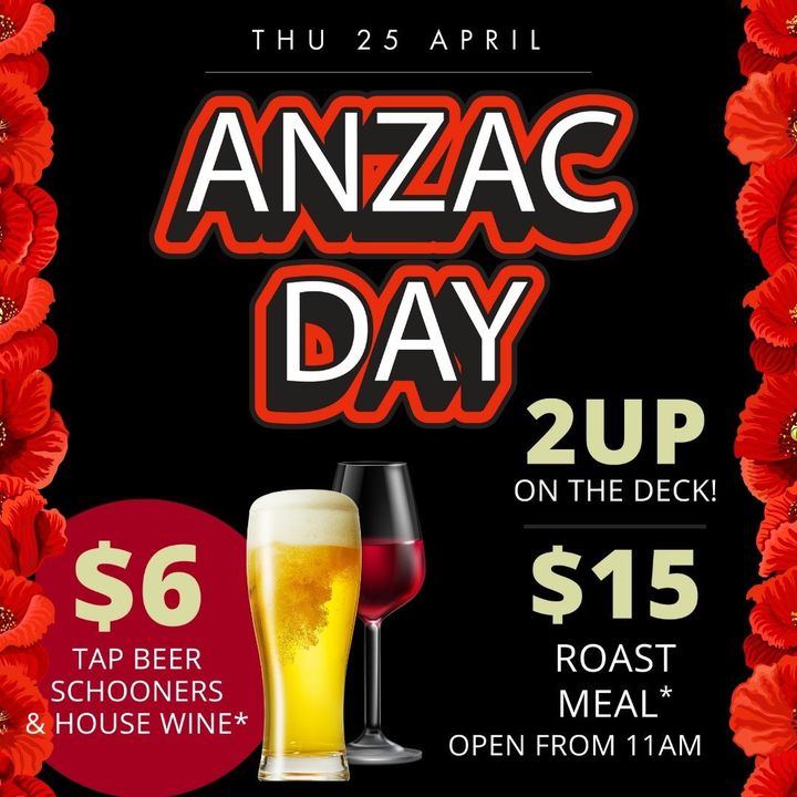 Featured image for “Join us at the club for Anzac Day on The Bay!”
